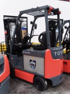 Used Toyota 8FBCU25 5K electric forklift