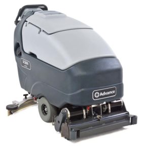 Studio image of an Advance SC800 floor scrubber