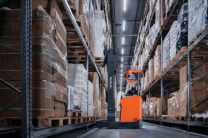 Toyota's new forklifts and warehousing solutions.